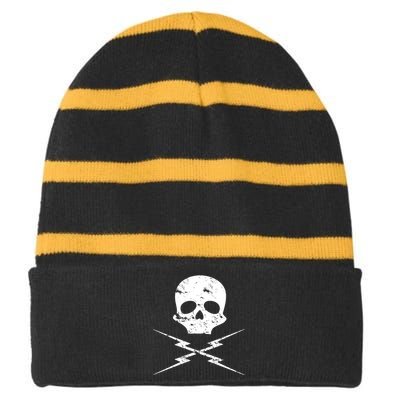 Deathproof! Striped Beanie with Solid Band