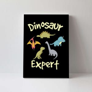 Dinosaur Dinosaur Expert Canvas