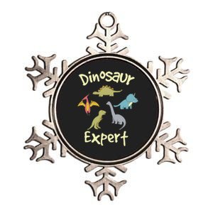 Dinosaur Dinosaur Expert Metallic Star Ornament