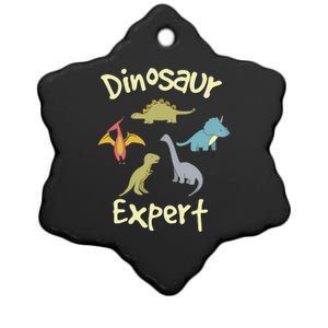 Dinosaur Dinosaur Expert Ceramic Star Ornament