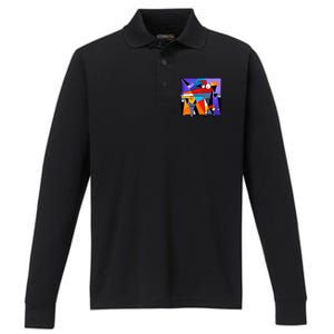 Derpism Performance Long Sleeve Polo