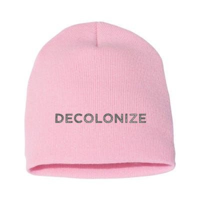 Decolonize Short Acrylic Beanie