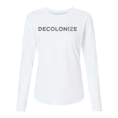 Decolonize Womens Cotton Relaxed Long Sleeve T-Shirt