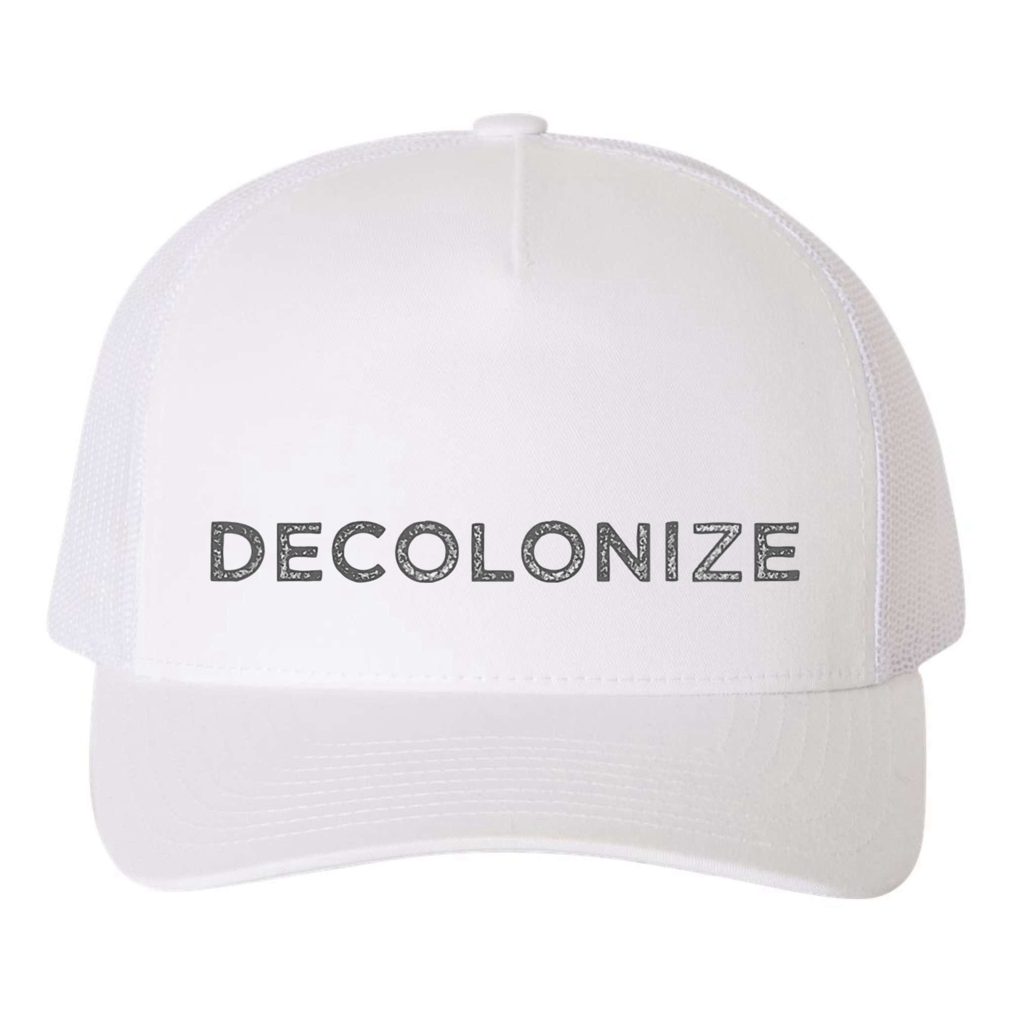 Decolonize Yupoong Adult 5-Panel Trucker Hat