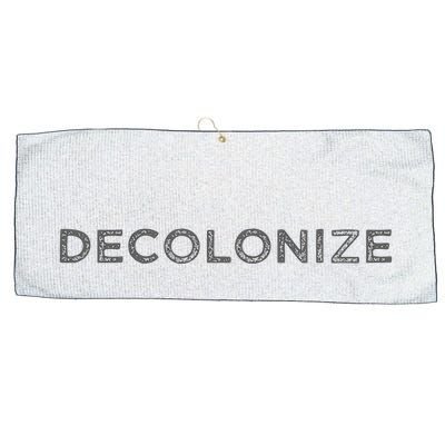 Decolonize Large Microfiber Waffle Golf Towel