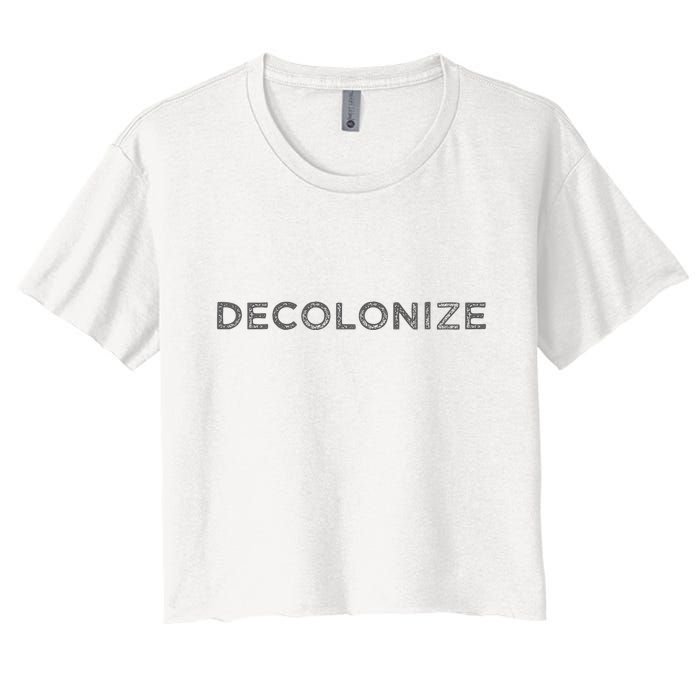 Decolonize Crop Top