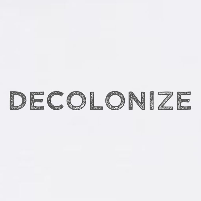 Decolonize Cropped Pullover Crew