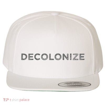 Decolonize Wool Snapback Cap