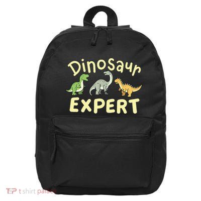 Dinosaur Dinosaurs Expert Paleontologist 16 in Basic Backpack
