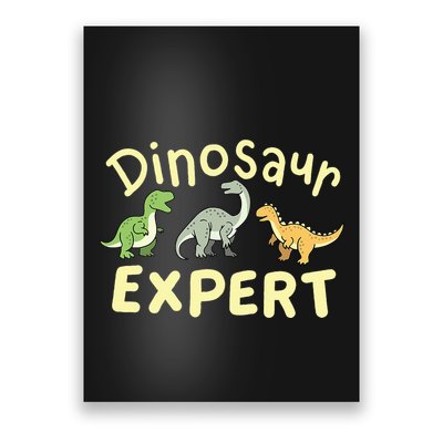 Dinosaur Dinosaurs Expert Paleontologist Poster