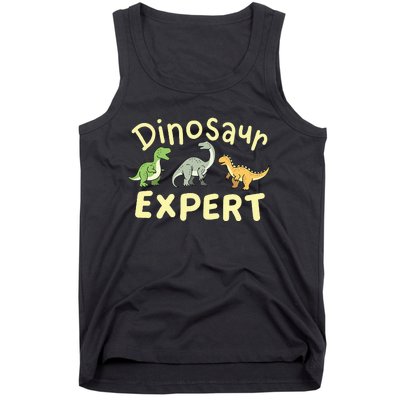 Dinosaur Dinosaurs Expert Paleontologist Tank Top