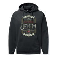 Denim Performance Fleece Hoodie