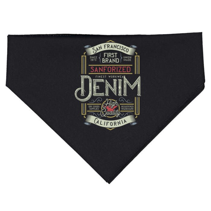 Denim USA-Made Doggie Bandana