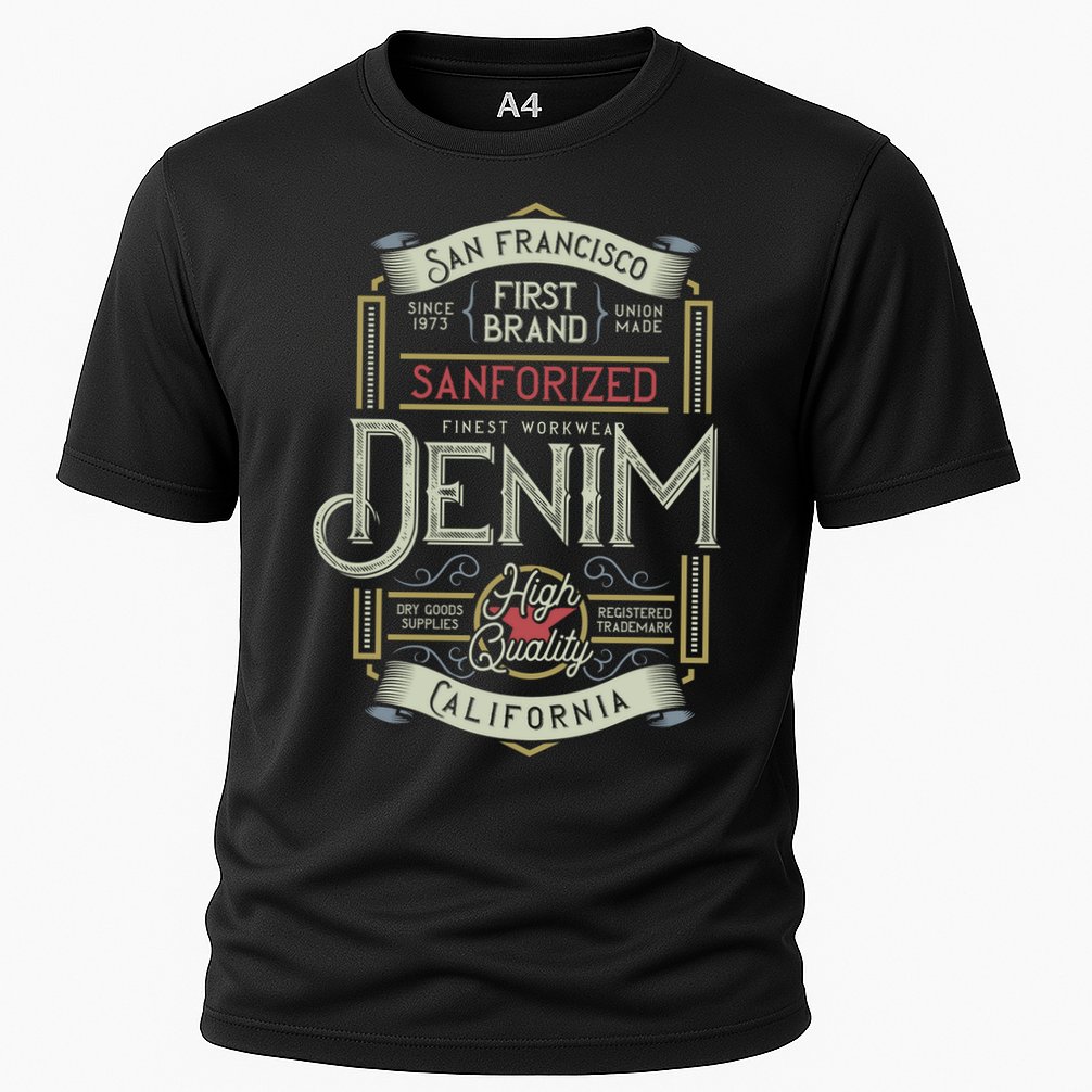 Denim Cooling Performance Crew T-Shirt