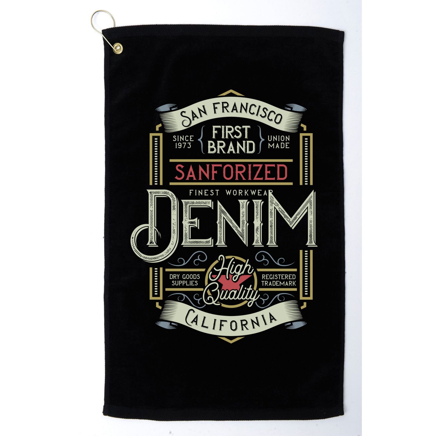 Denim Golf Towel