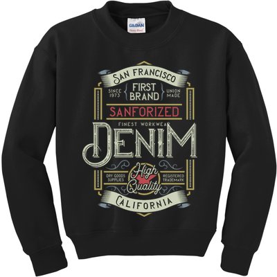 Denim Kids Sweatshirt