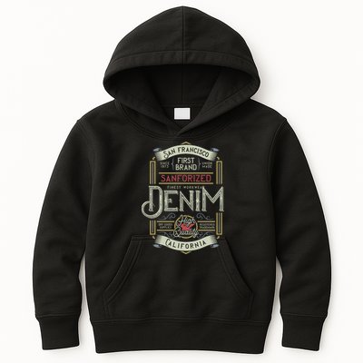 Denim Kids Hoodie