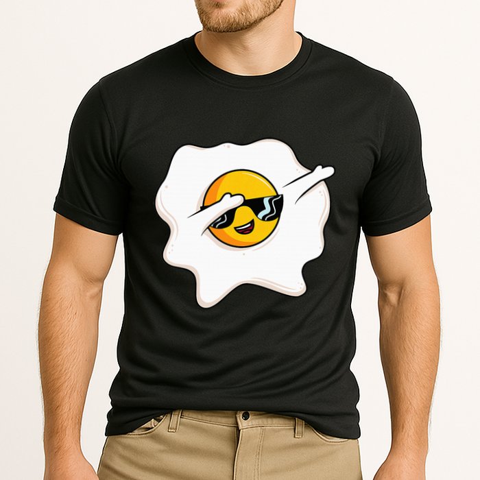Dab Dabbing Egg Funny Fried Egg Performance Shirt