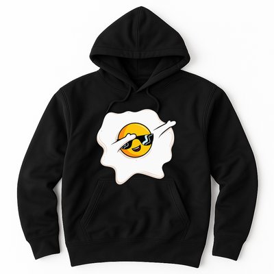 Dab Dabbing Egg Funny Fried Egg Hoodie