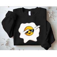 Dab Dabbing Egg Funny Fried Egg Sweatshirt