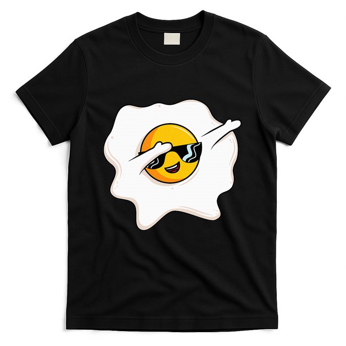 Dab Dabbing Egg Funny Fried Egg T-Shirt