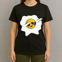 Dab Dabbing Egg Funny Fried Egg T-Shirt