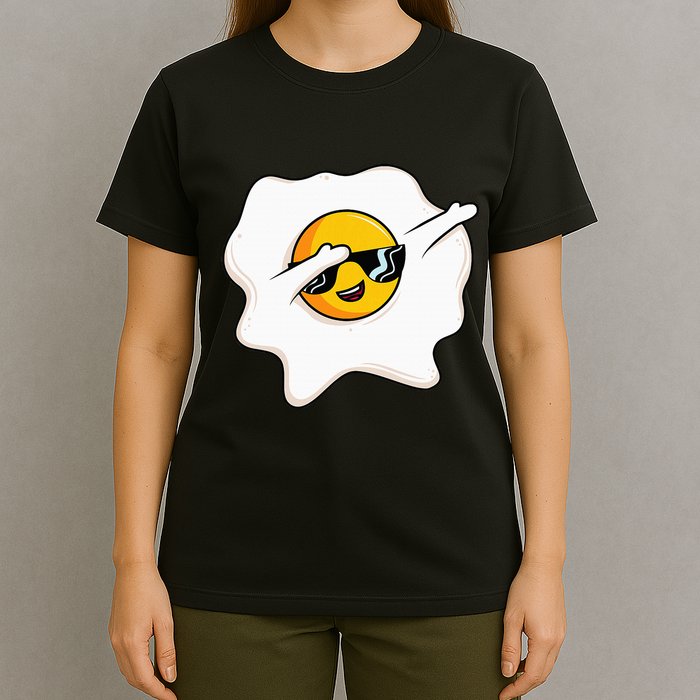 Dab Dabbing Egg Funny Fried Egg T-Shirt