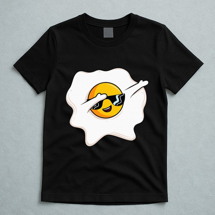 Dab Dabbing Egg Funny Fried Egg T-Shirt