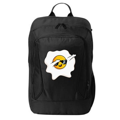 Dab Dabbing Egg Funny Fried Egg City Backpack