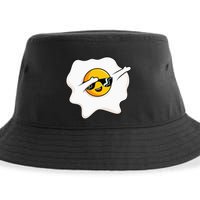 Dab Dabbing Egg Funny Fried Egg Sustainable Bucket Hat