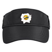 Dab Dabbing Egg Funny Fried Egg Adult Drive Performance Visor