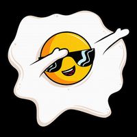 Dab Dabbing Egg Funny Fried Egg Bucket Hat