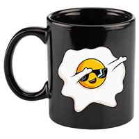Dab Dabbing Egg Funny Fried Egg 11oz C Handle Ceramic Mug