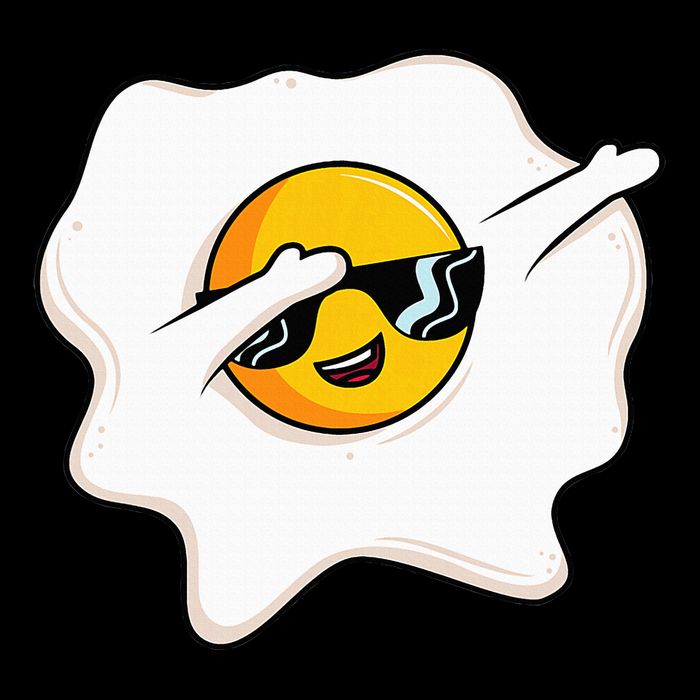 Dab Dabbing Egg Funny Fried Egg 16 in Basic Backpack