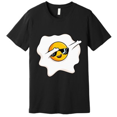 Dab Dabbing Egg Funny Fried Egg Premium T-Shirt