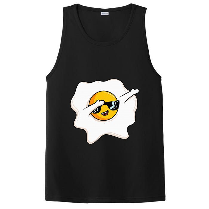Dab Dabbing Egg Funny Fried Egg PosiCharge Competitor Tank