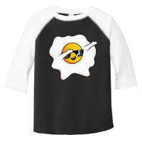 Dab Dabbing Egg Funny Fried Egg Toddler Fine Jersey T-Shirt