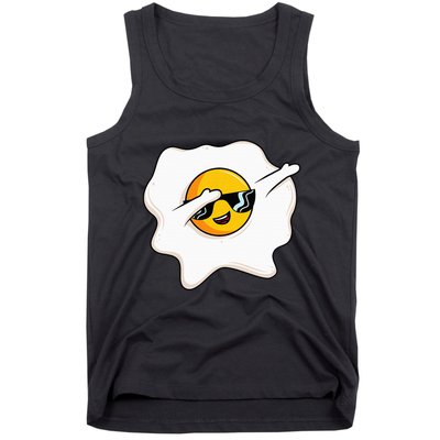 Dab Dabbing Egg Funny Fried Egg Tank Top