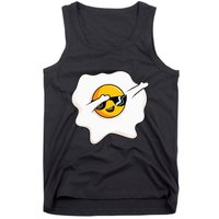 Dab Dabbing Egg Funny Fried Egg Tank Top