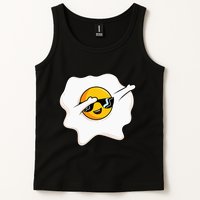 Dab Dabbing Egg Funny Fried Egg Tank Top