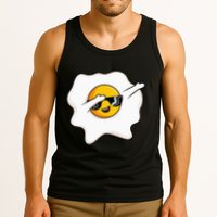 Dab Dabbing Egg Funny Fried Egg Tank Top