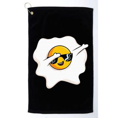 Dab Dabbing Egg Funny Fried Egg Golf Towel