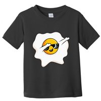 Dab Dabbing Egg Funny Fried Egg Toddler T-Shirt