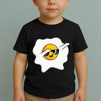 Dab Dabbing Egg Funny Fried Egg Toddler T-Shirt