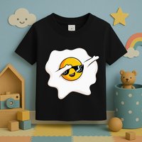 Dab Dabbing Egg Funny Fried Egg Toddler T-Shirt