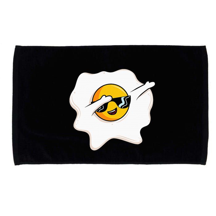 Dab Dabbing Egg Funny Fried Egg Microfiber Hand Towel