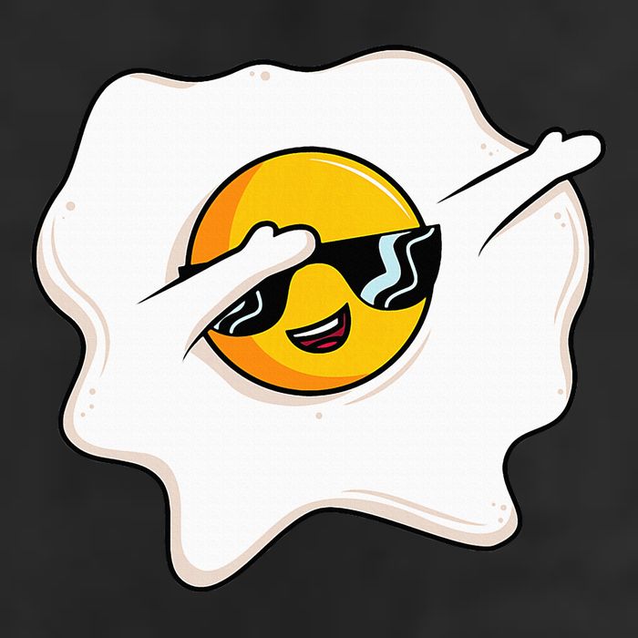 Dab Dabbing Egg Funny Fried Egg Microfiber Hand Towel