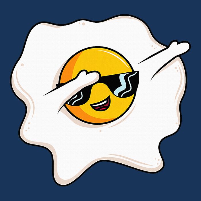 Dab Dabbing Egg Funny Fried Egg Infant Baby Jersey Bodysuit