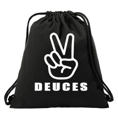 Deuces Drawstring Bag