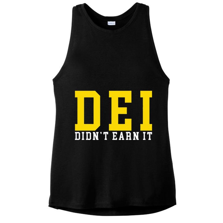 Dei DidnT Earn It Ladies PosiCharge Tri-Blend Wicking Tank